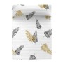 Couvre-lit HappyFriday Blanc Foliage Multicouleur 240 x 260 cm de HappyFriday, Couvertures et couvre-lits - Réf : D1609942, P...