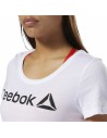 Maglia a Maniche Corte Donna Reebok Scoop Neck Bianco da Reebok, Donna - Ref: S6498151, Precio: 22,20 €, Descuento: %