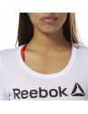 Maglia a Maniche Corte Donna Reebok Scoop Neck Bianco da Reebok, Donna - Ref: S6498151, Precio: 22,20 €, Descuento: %