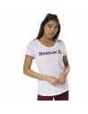 Camiseta de Manga Corta Mujer Reebok Scoop Neck Blanco | Tienda24 Tienda24.eu