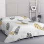 Bedspread (quilt) HappyFriday Blanc Foliage Multicolour 260 x 260 cm by HappyFriday, Blankets and bedcovers - Ref: D1609944, ...