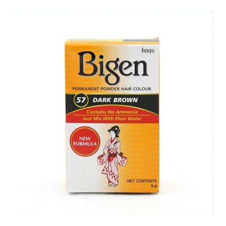 Permanent Dye Bigen Nº57 Dark Brown (6 gr) | Tienda24 - Global Online Shop Tienda24.eu