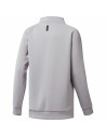 Damen Sweater ohne Kapuze Reebok Training Supply Crew Hellgrau | Tienda24 Tienda24.eu