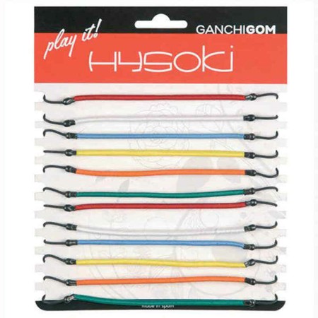 Elásticos para Cabelo Hysoki Multicolor Gancho 12 Peças de Hysoki, Elásticos de cabelo - Ref: S4252509, Preço: 6,45 €, Descon...