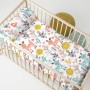 Bedspread (quilt) HappyFriday Moshi Moshi Multicolour 100 x 130 cm Deer Forest | Tienda24 - Global Online Shop Tienda24.eu