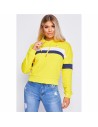 Sweat à capuche femme Fila Ella Jaune | Tienda24 Tienda24.eu