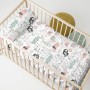 Bedspread (quilt) HappyFriday Moshi Moshi Multicolour 100 x 130 cm animals by HappyFriday, Patchwork Quilts & Coverlets - Ref...