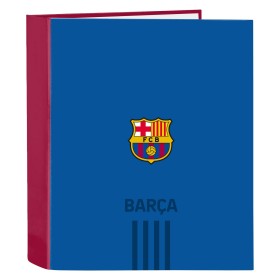 Reliure à anneaux F.C. Barcelona M657 Bordeaux Blue marine A4 27 x 33 x 6 cm de F.C. Barcelona, Classeurs - Réf : S4304702, P...