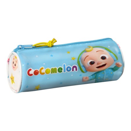 Bolsa Escolar Cilíndrica CoComelon Branco Multicolor (20 x 7 x 7 cm) de CoComelon, Estojos - Ref: S4305563, Preço: 4,60 €, De...