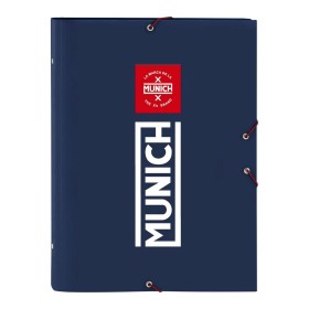 Classeur Munich Storm Blue marine Scolaire A4 de Munich, Dossiers - Réf : S4305742, Prix : 7,37 €, Remise : %