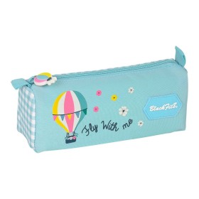 Bolsa Escolar BlackFit8 Fly With Me Branco Azul celeste (21 x 8 x 7 cm) de BlackFit8, Estojos - Ref: S4306039, Preço: 4,20 €,...