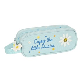 Trousse d'écolier BlackFit8 Daisies Bleu clair (21 x 8 x 6 cm) de BlackFit8, Trousses - Réf : S4306058, Prix : 5,13 €, Remise...