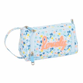 School Case Moos Lovely Blue 20 x 11 x 8.5 cm by Moos, Pencil cases - Ref: S4306285, Price: 7,91 €, Discount: %