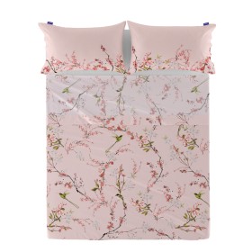 Top sheet HappyFriday Chinoiserie rose Multicolour 180 x 270 cm (asiatico/oriental) by HappyFriday, Sheets and pillowcases - ...