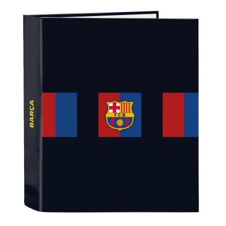 Reliure à anneaux F.C. Barcelona Bordeaux Blue marine A4 27 x 33 x 6 cm de F.C. Barcelona, Classeurs - Réf : S4307067, Prix :...