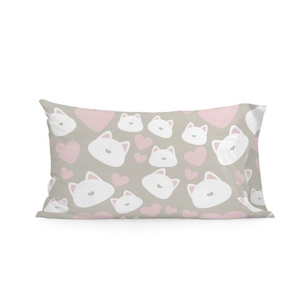 Funda de almohada HappyFriday Happynois Kitty Multicolor 50 x 75 cm de HappyFriday, Sábanas y fundas de almohada - Ref: D1610...