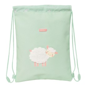 Backpack with Strings Safta Ovejita Green (26 x 34 x 1 cm) by Safta, School Bags - Ref: S4307529, Price: 7,16 €, Discount: %