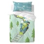 Pillowcase HappyFriday Happynois Train Multicolour 50 x 75 cm by HappyFriday, Sheets and pillowcases - Ref: D1610022, Price: ...