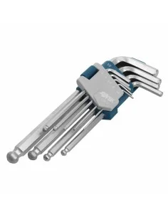 Allen Key Set Ferrestock 1,5 - 2 - 2,5 - 3 - 4 - 5 - 6 - 8 - 10 mm by Ferrestock, Spanners - Ref: S6500997, Price: €12.21, Di...