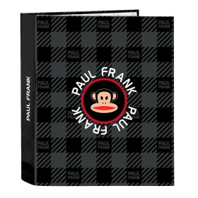 Carpeta de anillas Paul Frank Campers Negro A4 (27 x 33 x 6 cm) de Paul Frank, Archivadores - Ref: S4307882, Precio: 8,32 €, ...