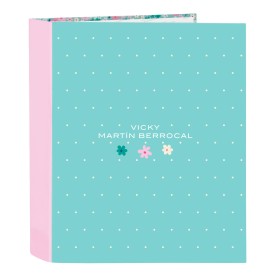 Ring binder Vicky Martín Berrocal Mint paradise Mint A4 (27 x 33 x 6 cm) by Vicky Martín Berrocal, Filing cabinets - Ref: S43...