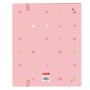 Reliure à anneaux Glow Lab Hearts Rose (27 x 32 x 3.5 cm) de Glow Lab, Classeurs - Réf : S4307945, Prix : 6,58 €, Remise : %