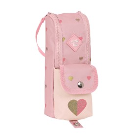 School Case Glow Lab Hearts Pink (6 x 21 x 6 cm) by Glow Lab, Pencil cases - Ref: S4307957, Price: 7,39 €, Discount: %