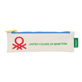 Estuche Escolar Benetton Topitos Blanco (20 x 6 x 1 cm) de Benetton, Estuches - Ref: S4308005, Precio: 4,04 €, Descuento: %