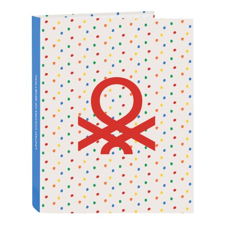 Ring binder Benetton Topitos A4 (26.5 x 33 x 4 cm) by Benetton, Filing cabinets - Ref: S4308007, Price: 4,10 €, Discount: %