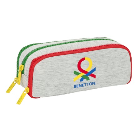 Dreifaches Mehrzweck-Etui Benetton Pop Grau (21 x 8 x 8 cm) | Tienda24 - Global Online Shop Tienda24.eu