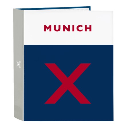 Reliure à anneaux Munich College Gris A4 (27 x 33 x 6 cm) de Munich, Classeurs - Réf : S4308127, Prix : 5,53 €, Remise : %