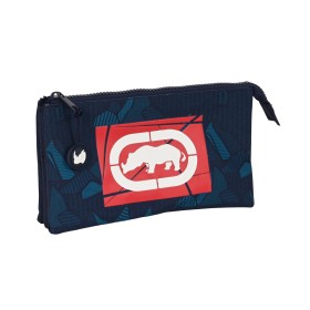 Triple Carry-all Eckō Unltd. Peaks Navy Blue (22 x 12 x 3 cm) by Eckō Unltd., Pencil cases - Ref: S4308219, Price: 7,34 €, Di...