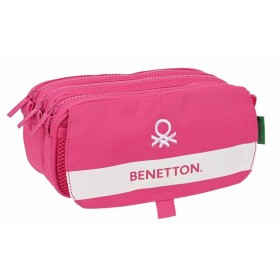 Trousse Fourre-Tout Triple Benetton Raspberry 21,5 x 10 x 8 cm Fuchsia de Benetton, Trousses - Réf : S4308258, Prix : 8,24 €,...