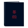 Ring binder F.C. Barcelona Navy Blue A4 (26.5 x 33 x 4 cm) | Tienda24 - Global Online Shop Tienda24.eu