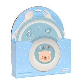 Set de Menaje Infantil Safta Baby bear (4 Piezas) de Safta, Vajillas infantiles - Ref: S4308448, Precio: 4,60 €, Descuento: %