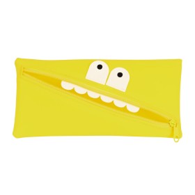 School Case Safta Face 22 x 11 x 1 cm Yellow by Safta, Pencil cases - Ref: S4308648, Price: 7,37 €, Discount: %