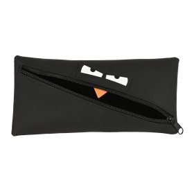 School Case Safta Face 22 x 11 x 1 cm Black by Safta, Pencil cases - Ref: S4308653, Price: 6,16 €, Discount: %