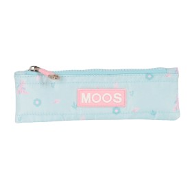 School Case Moos Garden 20 x 6 x 1 cm Turquoise by Moos, Pencil cases - Ref: S4308751, Price: 5,77 €, Discount: %