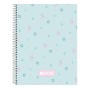 Caderno de Argolas Moos Garden Turquesa A4 120 Folhas de Moos, Livros de exercícios - Ref: S4308752, Preço: 6,72 €, Desconto: %