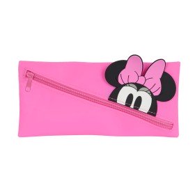 School Case Minnie Mouse Pink 22 x 11 x 1 cm by Minnie Mouse, Pencil cases - Ref: S4309125, Price: 7,70 €, Discount: %