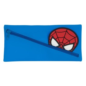 School Case Spider-Man Navy Blue 22 x 11 x 1 cm by Spider-Man, Pencil cases - Ref: S4309128, Price: 8,58 €, Discount: %