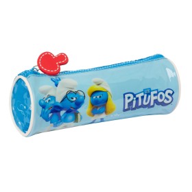 School Case Los Pitufos Blue 20 x 7 x 7 cm by Los Pitufos, Pencil cases - Ref: S4309573, Price: 4,97 €, Discount: %