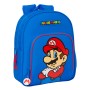 Zaino Scuola Super Mario Play Azzurro Rosso 28 x 34 x 10 cm di Super Mario, Zainetti per bambini - Rif: S4309703, Prezzo: 14,...