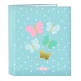 Reliure à anneaux Moos Butterflies Bleu A4 27 x 33 x 6 cm de Moos, Classeurs - Réf : S4309913, Prix : 5,08 €, Remise : %