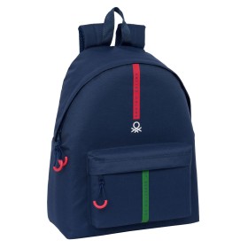 Cartable Benetton Italy Blue marine 33 x 42 x 15 cm de Benetton, Sacs à dos enfant - Réf : S4310276, Prix : 13,54 €, Remise : %