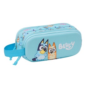 Portatodo Doble Bluey Azul cielo 21 x 8 x 6 cm de Bluey, Estuches - Ref: S4310496, Precio: 8,97 €, Descuento: %