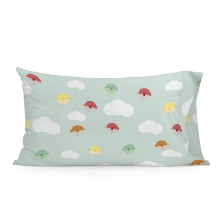 Pillowcase HappyFriday Happynois Learning to fly Multicolour 50 x 75 cm by HappyFriday, Sheets and pillowcases - Ref: D161005...