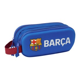 Trousse Fourre-Tout Double F.C. Barcelona Blue marine 21 x 8 x 6 cm 3D de F.C. Barcelona, Trousses - Réf : S4310561, Prix : 7...