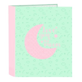 Carpeta de anillas BlackFit8 Moon Verde A4 27 x 33 x 6 cm de BlackFit8, Archivadores - Ref: S4310810, Precio: 7,47 €, Descuen...