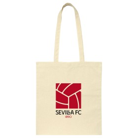 Bolsa Sevilla Fútbol Club Bege Algodão de Sevilla Fútbol Club, Malas totes - Ref: S4310996, Preço: 7,47 €, Desconto: %